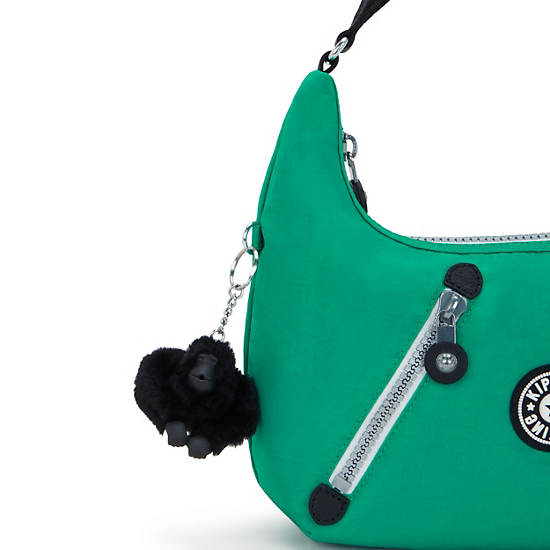 Kipling Nikki Shoulder Bags Green | ZCMOY6972