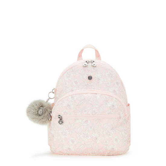 Kipling Paola Small Backpack Pink / White | MHRUP5629