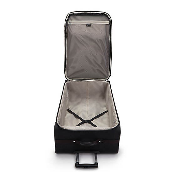 Kipling Parker Large Metallic Rolling Luggage Black | WHIST8697