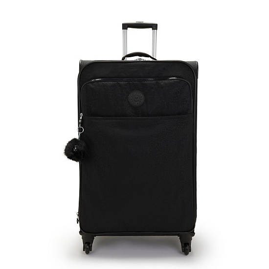 Kipling Parker Large Metallic Rolling Luggage Black | WHIST8697