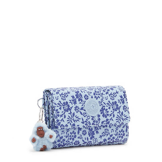 Kipling Pixi Medium Printed Organizer Wallets Blue / White | NZRJU6739