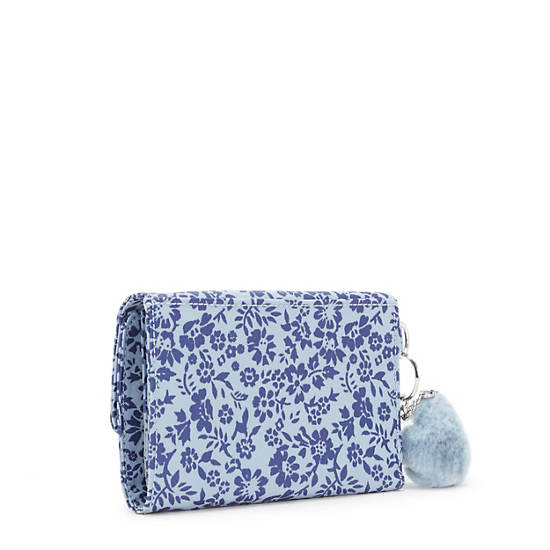 Kipling Pixi Medium Printed Organizer Wallets Blue / White | NZRJU6739