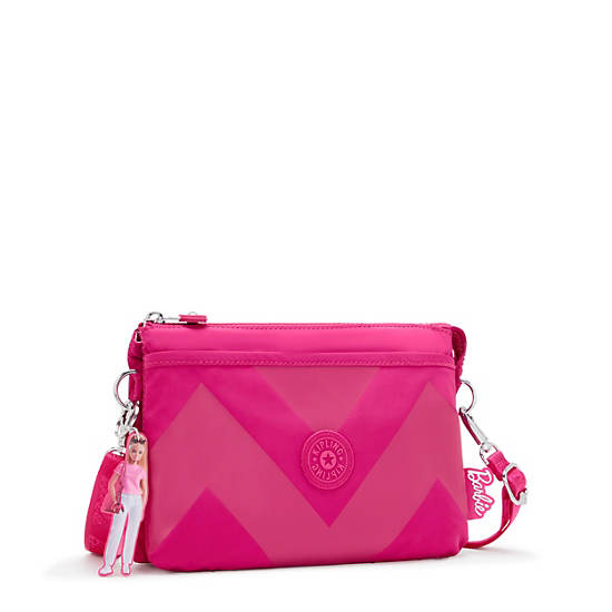 Kipling Riri Barbie Crossbody Bags Pink | BHFGO1364