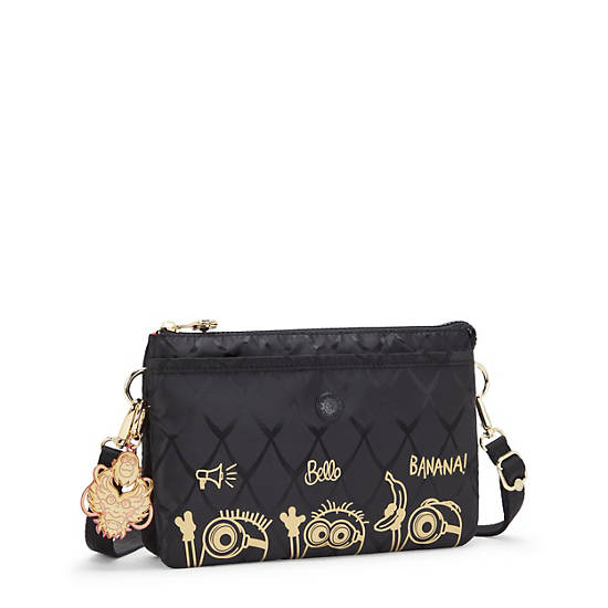 Kipling Riri Crossbody Bag Minions Black / Yellow | NMXLW0142