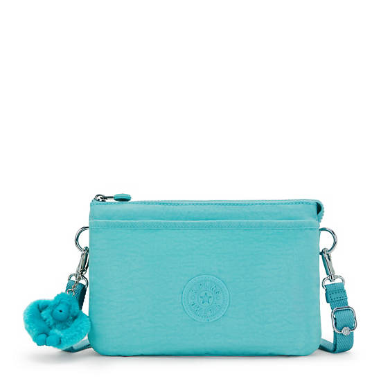 Kipling Riri Crossbody Bags Light Turquoise | IXFZN2684