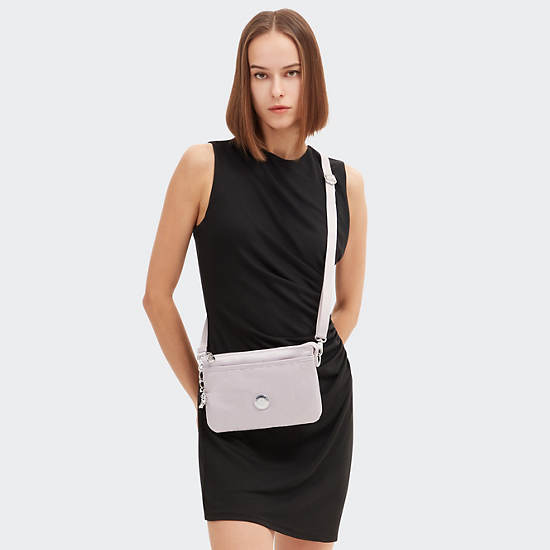 Kipling Riri Crossbody Bags Silver | SLZOJ6187