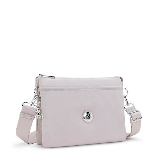 Kipling Riri Large Crossbody Bags Silver | EIZCH4130