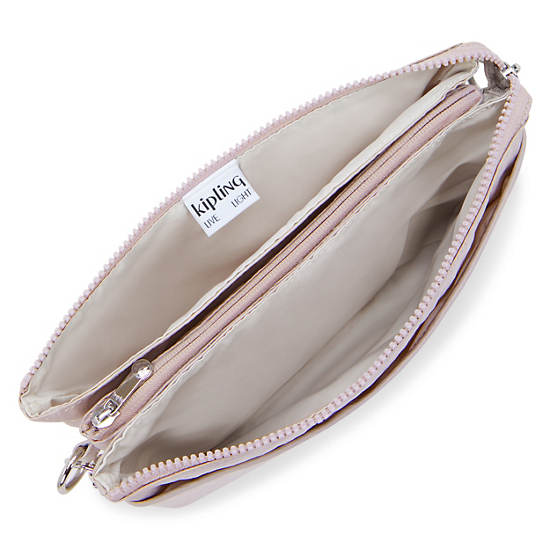 Kipling Riri Large Crossbody Bags Silver | EIZCH4130