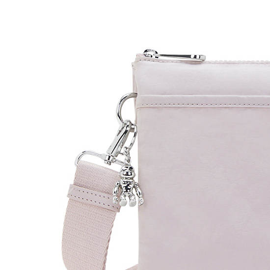 Kipling Riri Large Crossbody Bags Silver | EIZCH4130