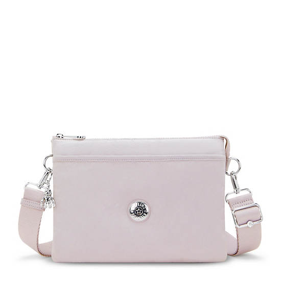 Kipling Riri Large Crossbody Bags Silver | EIZCH4130