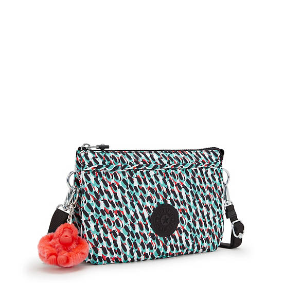 Kipling Riri Printed Crossbody Bags Black / Multicolor | FTJCN2719