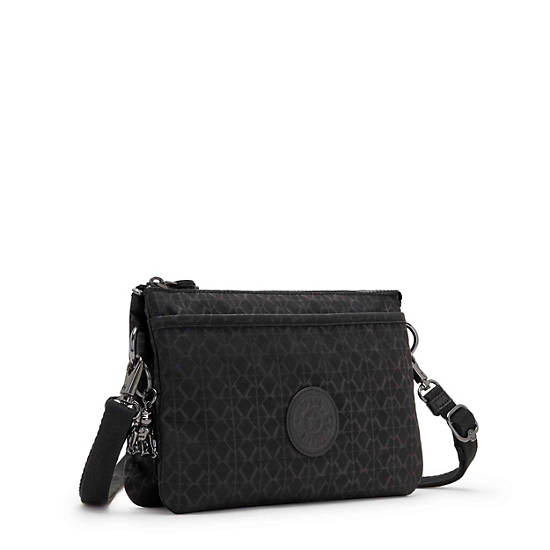 Kipling Riri Printed Crossbody Bags Black | NAYDZ7926