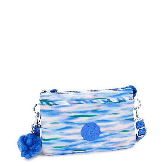 Kipling Riri Printed Crossbody Bags Blue | MKXIP7256