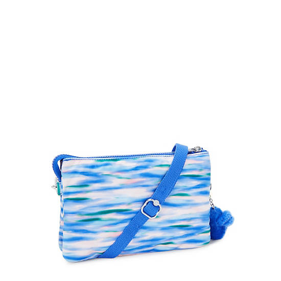 Kipling Riri Printed Crossbody Bags Blue | MKXIP7256