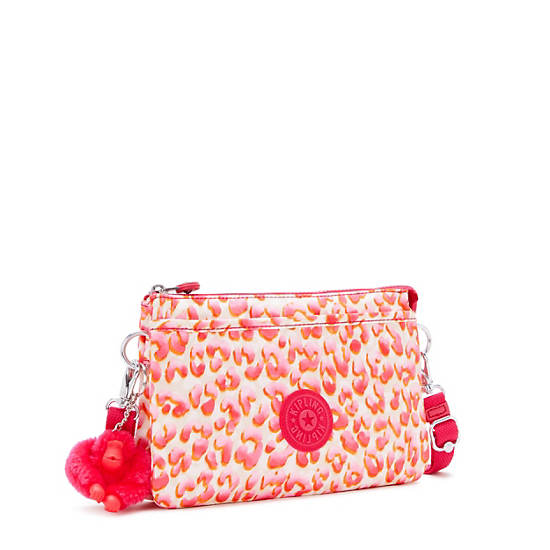 Kipling Riri Printed Crossbody Bags Pink | ZOUQF5279