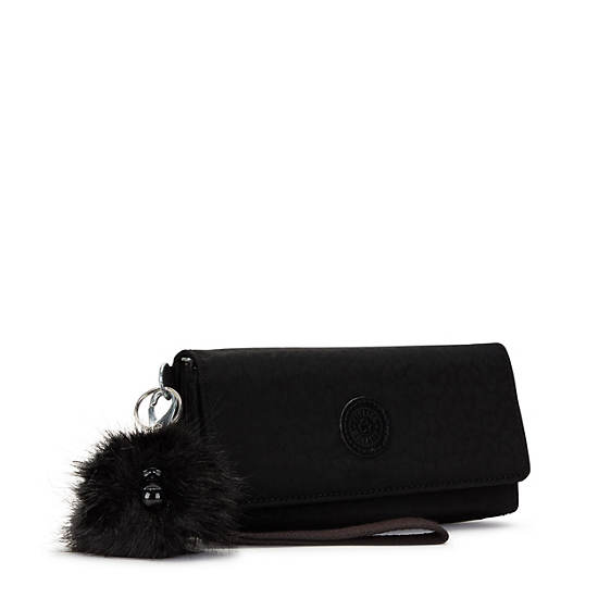 Kipling Rubi Large Wristlet Wallets Black | IOUZB0931