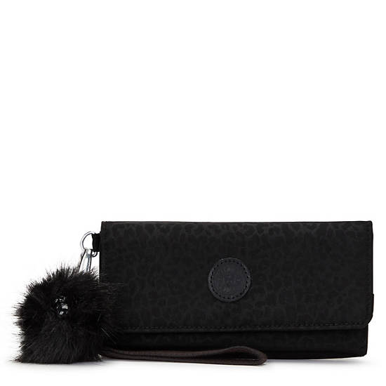 Kipling Rubi Large Wristlet Wallets Black | IOUZB0931