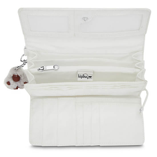 Kipling Rubi Large Wristlet Wallets White | USJVE5379