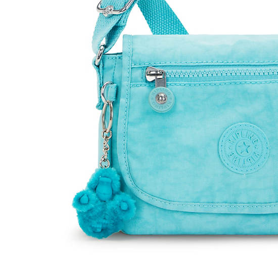 Kipling Sabian Crossbody Mini Bags Light Turquoise | ZBTRK8231