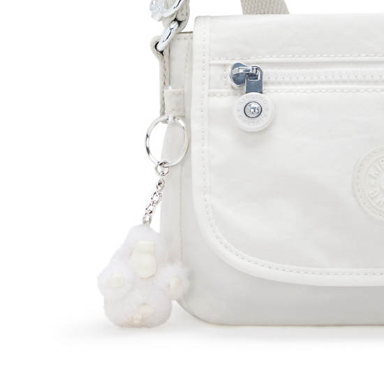 Kipling Sabian Crossbody Mini Bags White | WAXHM8073