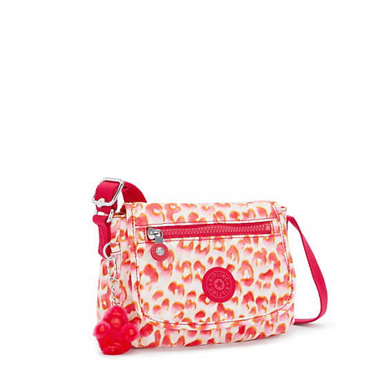 Kipling Sabian Printed Crossbody Mini Bags Pink | RKOJW6279