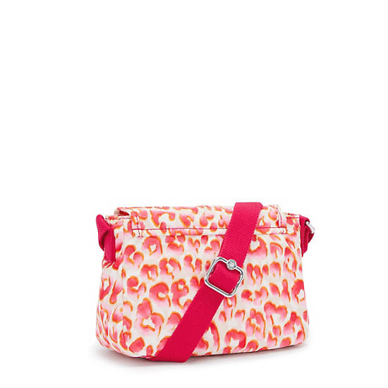 Kipling Sabian Printed Crossbody Mini Bags Pink | RKOJW6279