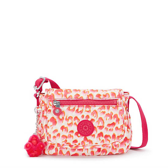 Kipling Sabian Printed Crossbody Mini Bags Pink | RKOJW6279