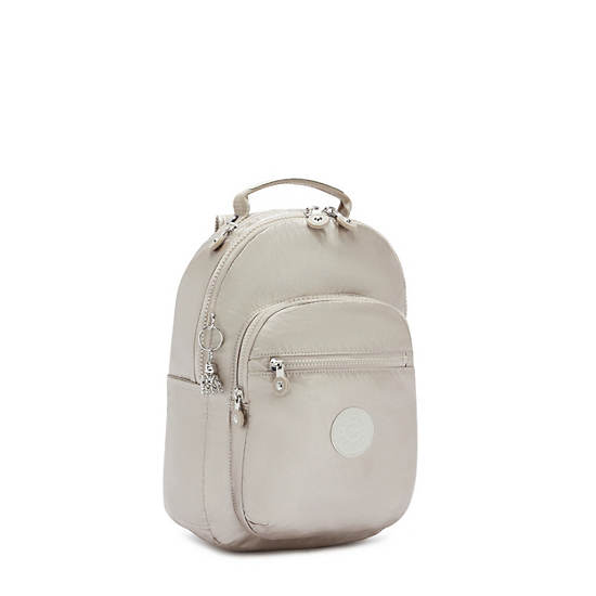 Kipling Seoul Metallic Tablet Backpack Metal | FWKOZ3874