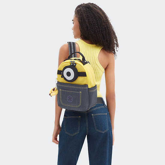 Kipling Seoul Ons Tablet Backpack Yellow / Blue | GZXMJ6391