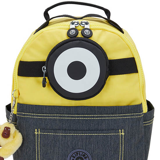 Kipling Seoul Ons Tablet Backpack Yellow / Blue | GZXMJ6391