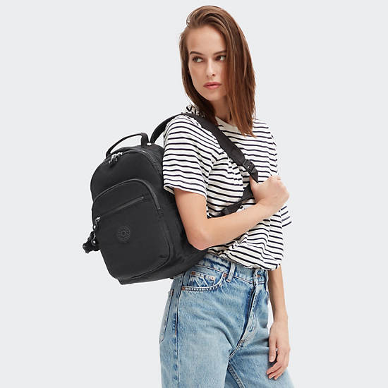 Kipling Seoul Small Tablet Backpack Black | ODIBY7851