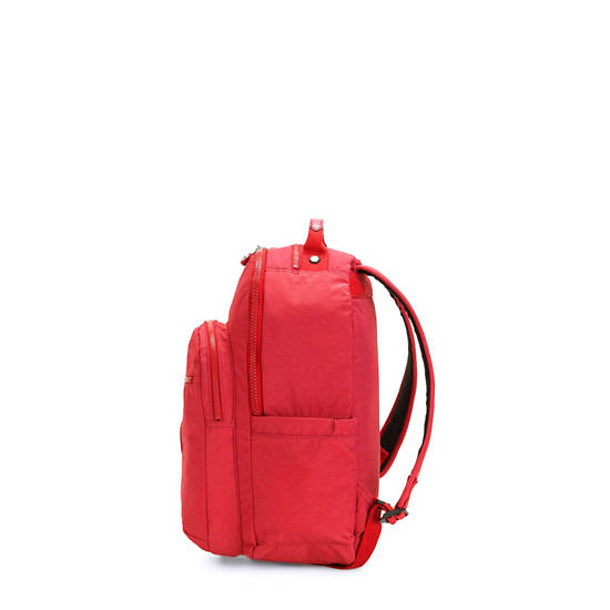 Kipling Seoul Small Tablet Backpack Red / Dark / Red | EPASY0645