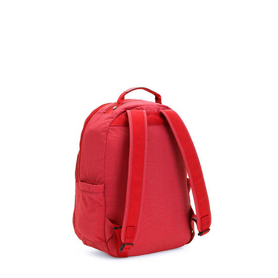 Kipling Seoul Small Tablet Backpack Red / Dark / Red | EPASY0645