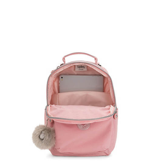 Kipling Seoul Small Tablet Backpack Rose | VQTEX1856