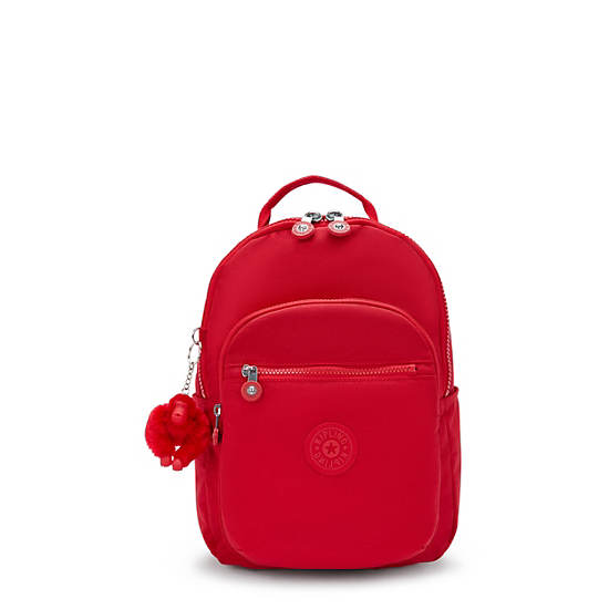 Kipling Seoul Small Tablet Duffle Bags Red / Dark / Red | NFHIR2935