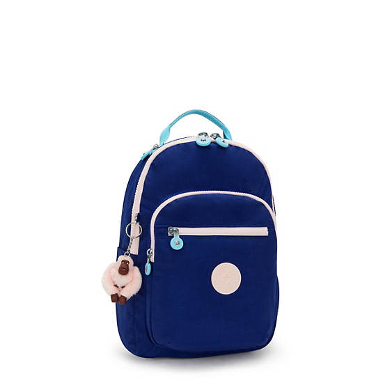 Kipling Seoul Tablet Backpack Navy | THVKZ9473