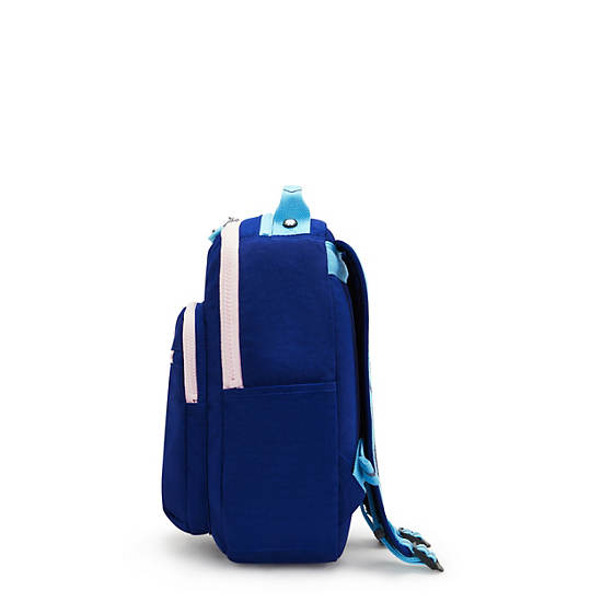 Kipling Seoul Tablet Backpack Navy | THVKZ9473