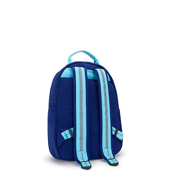 Kipling Seoul Tablet Backpack Navy | THVKZ9473