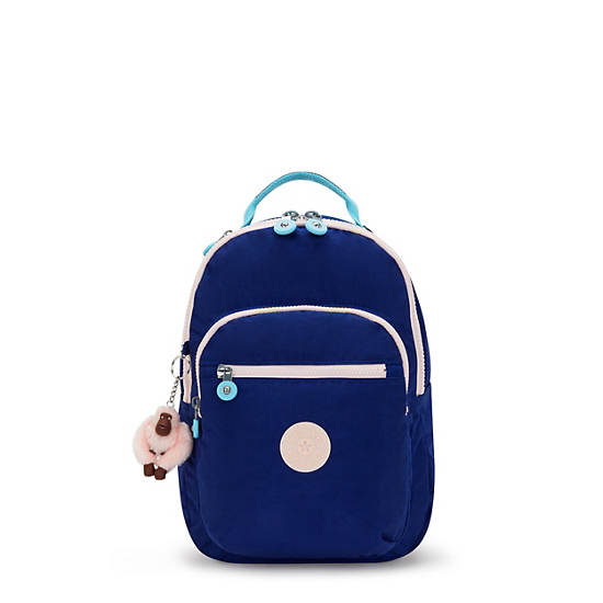 Kipling Seoul Tablet Backpack Navy | THVKZ9473