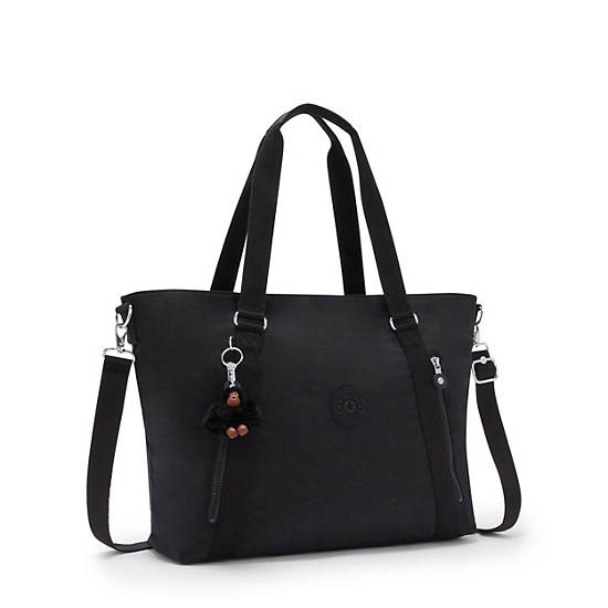 Kipling Skyler Tote Bags Black | DTOPU7516