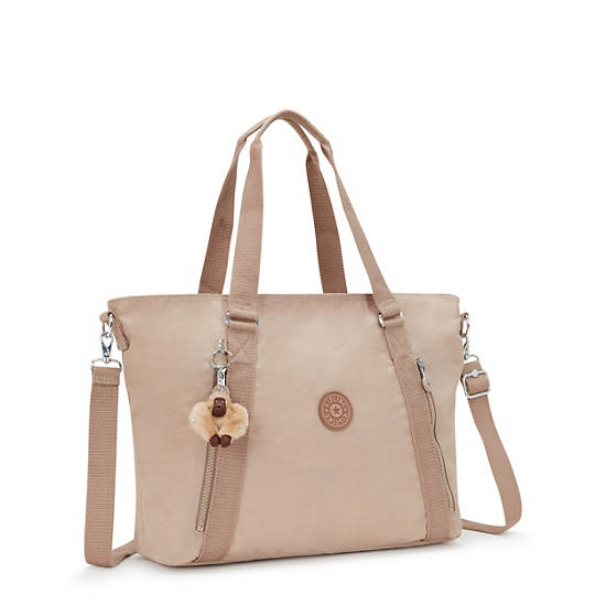 Kipling Skyler Tote Bags Light Brown | XNFWH8605