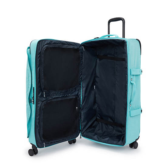 Kipling Spontaneous Large Rolling Luggage Light Turquoise | SPZJU6041