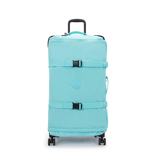 Kipling Spontaneous Large Rolling Luggage Light Turquoise | SPZJU6041