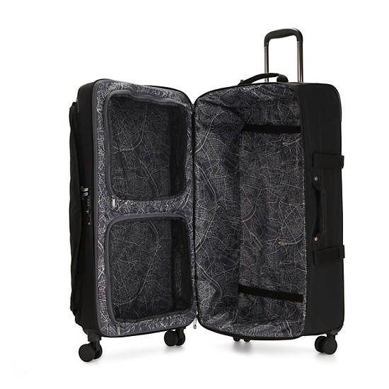 Kipling Spontaneous Large Rolling Luggage Black | KMJCB7106