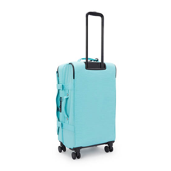 Kipling Spontaneous Medium Rolling Luggage Light Turquoise | IEMPO7092