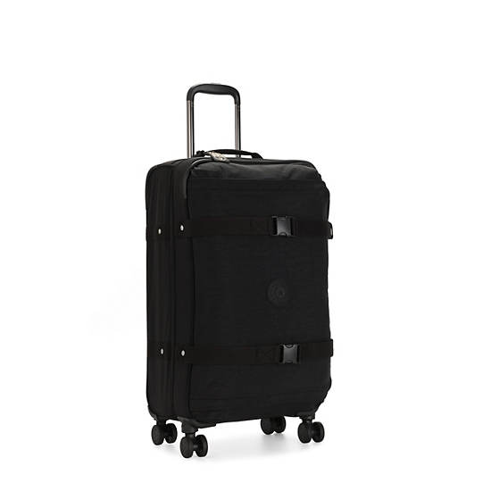 Kipling Spontaneous Medium Rolling Luggage Black | HVGLQ2869