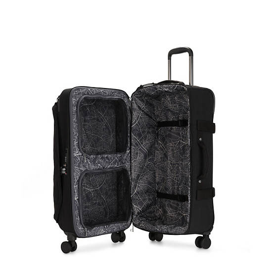 Kipling Spontaneous Medium Rolling Luggage Black | HVGLQ2869