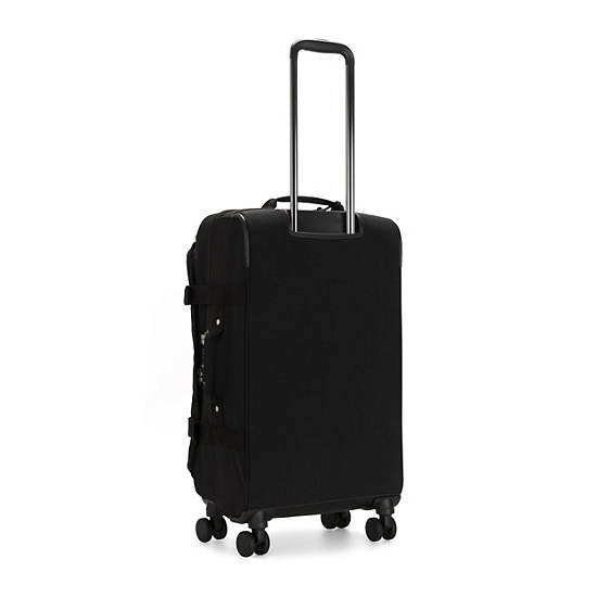 Kipling Spontaneous Medium Rolling Luggage Black | HVGLQ2869