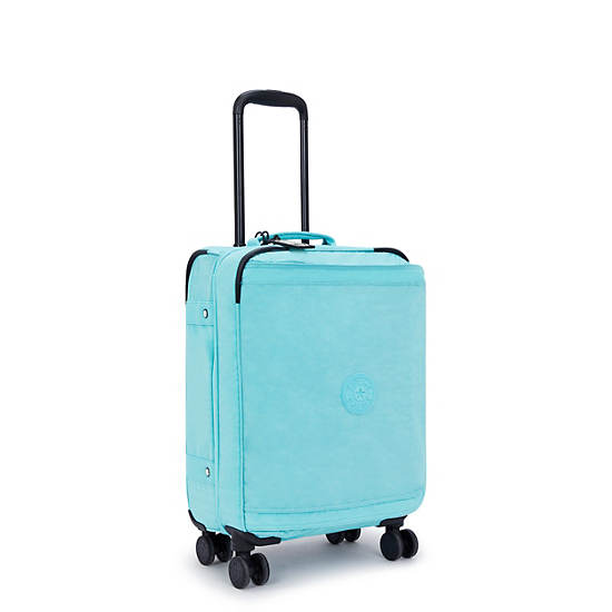 Kipling Spontaneous Small Rolling Luggage Light Turquoise | MRSCP6415