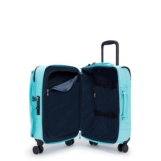 Kipling Spontaneous Small Rolling Luggage Light Turquoise | MRSCP6415